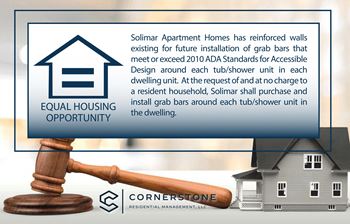 **Grab Bar Accommodations